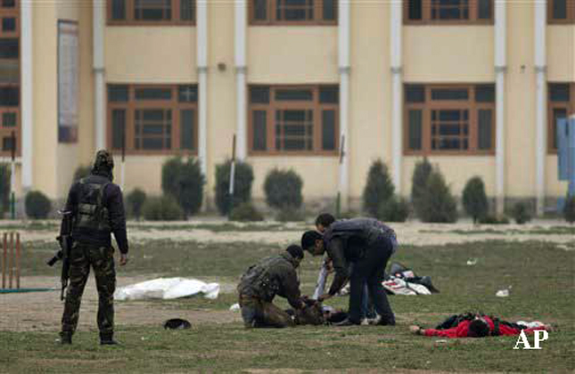 Five CRPF jawans were killed and four to five other jawans were injured in a shootout outside a CRPF post near a public school in Srinagar.