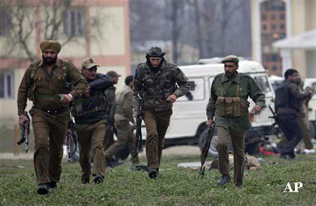 Five CRPF jawans were killed and four to five other jawans were injured in a shootout outside a CRPF post near a public school in Srinagar.