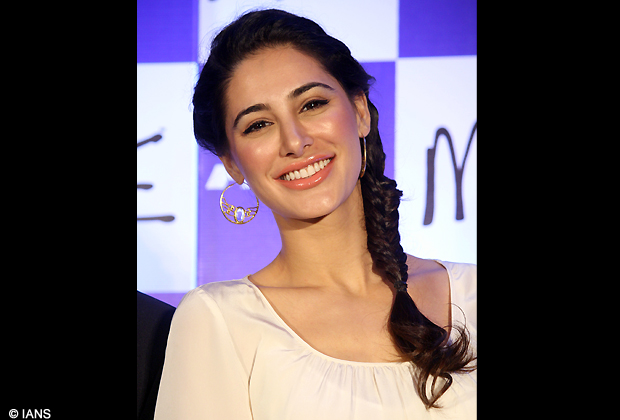 Bollywood actress Nargis Fakhri at the launch of HCL Me Ultrabook in New Delhi on Wednesday. (Photo IANS)
