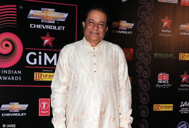 Singer Anup Jalota at 3rd Chevrolet Star Global Indian Music Awards at YRF Studios in Mumbai. (Photo IANS)