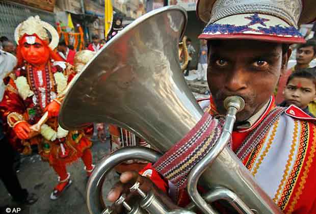 Lord Hanuman Out To Celebrate 'diwali'