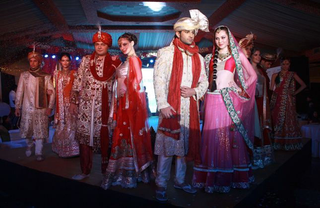 The Natures Essence's ''Bridal Extravaganza 2013''show at Tivoli Garden, Chhatarpur, New Delhi.(Photo/IANS/Amlan)