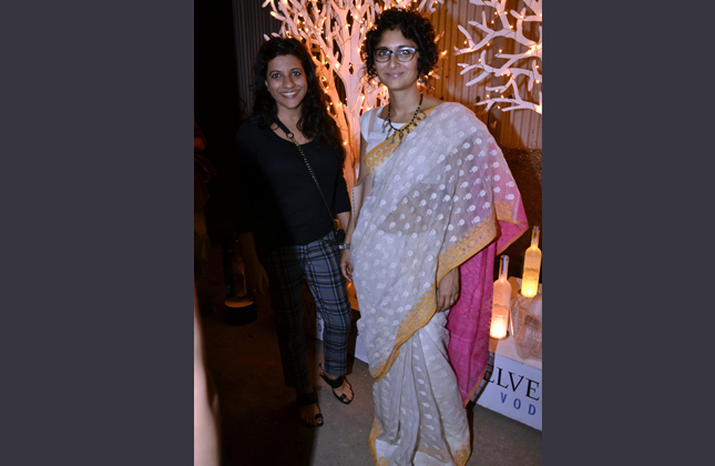Zoya Akhtar and Kiran Rao at the Belvedere Vodka celebratation of the spirit of creative expression with a special preview of 'Otlo' in Mumbai. (Photo IANS)