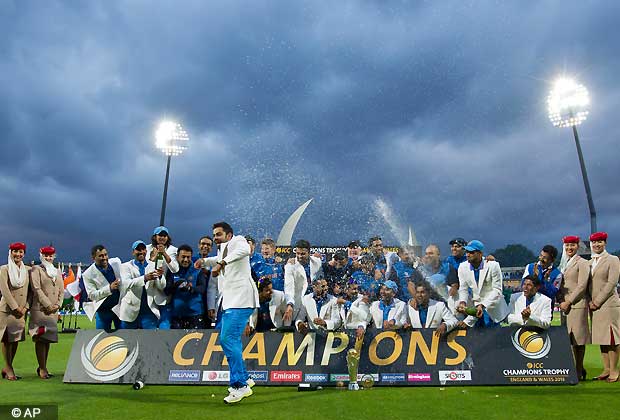 Champions Of ICC Trophy 2013- Team India