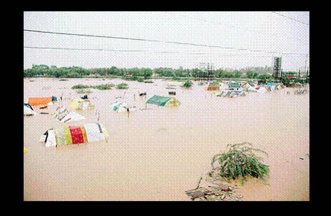 Over two dozen villages in Ludhiana district were also flooded. Punjab Deputy chief minister Sukhbir Singh Badal alerted district administrations to keep vigil on vulnerable areas in the state.