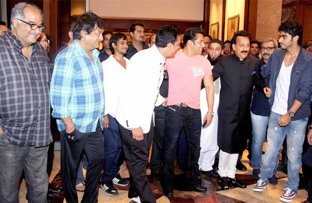 Bollywood celebs attend Iftar party hosted by Baba Siddiqi in Mumbai on July 21, 2013.