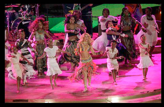 Shakira Performs During World Cup Final