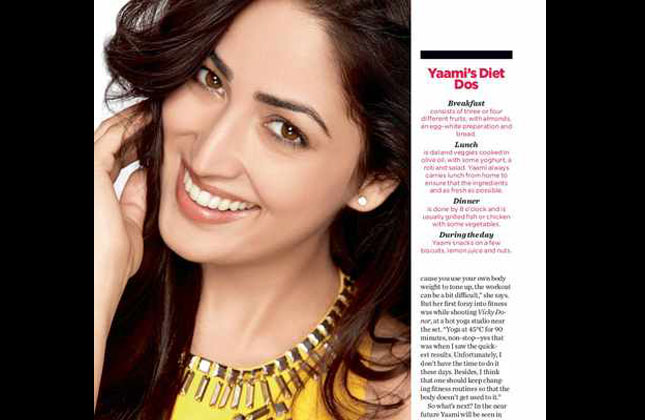 Yami also shares the secret of her fitness in the magazine