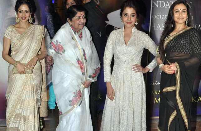 Bollywood divas had come together via Yash Chopra Memorial Awards to boost the confidence of Lata Mageshkar.