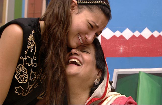 Day 39 of Big Boss' house ended with a sweet surprise for Gauhar Khan. Her mother allowed to meet Gauhar inside the house.