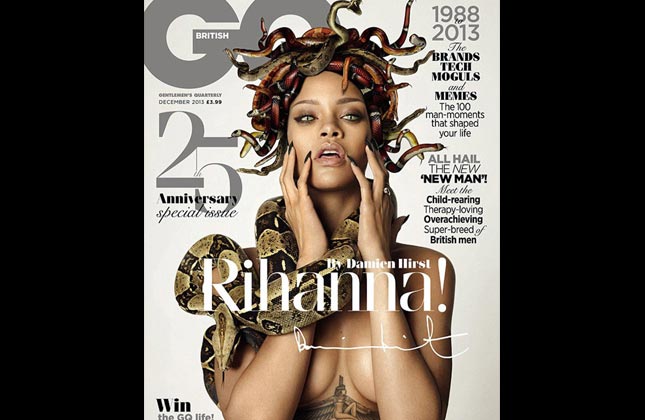 Rihanna Nude On The Cover Of Gq Magazine