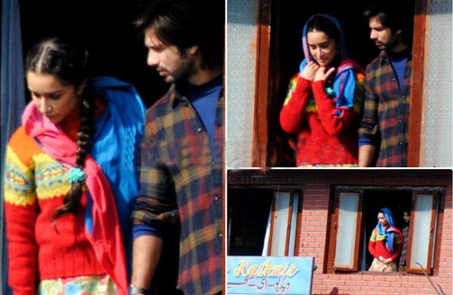 Shahid Kapoor and Shradhha Kapoor have begun shooting for their film 'Haider'. It is being directed by Vishal Bhardwaj.