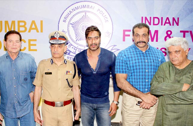 In an event organised by Mumbai police on Monday, it seeked the help of Bollywood stars to ensure and promote safety of women.(Photo Vinod Singh)