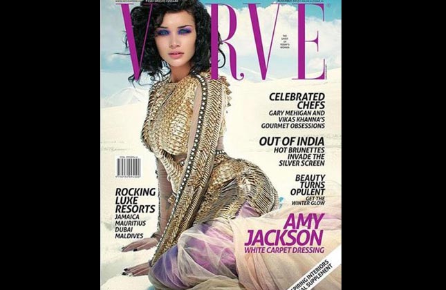 Amy Jackson has stunned her audience with this ravishing photo shoot for Verve.