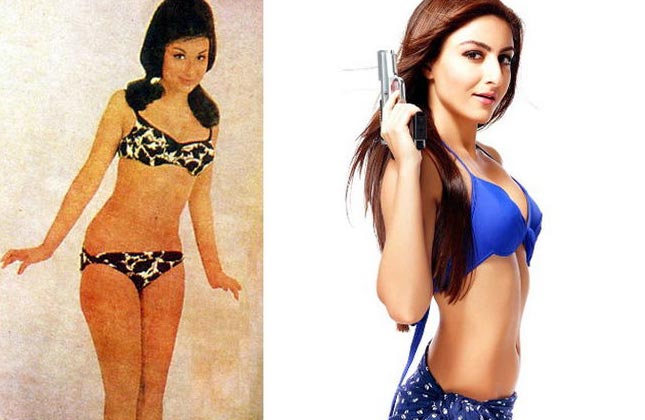 There was a time when Sharmila Tagore had stunned the audience of 60s by sporting a bikini. Now is the time for her daughter to pop out eye balls as she donned a bikini in hor upcoming movie Mr Joe B Carvahlo.