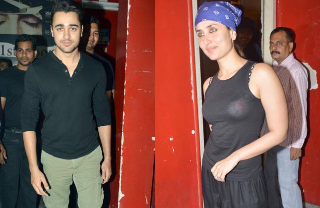 A special screening was arranged for 'Gori Tere Pyar Mein' in PVR Juhu on 21 November. Accompanying the lead actors Kareena Kapoor Khan and Imran Khan were many other celebs at the screening of their film. (Photo Vinod Singh)