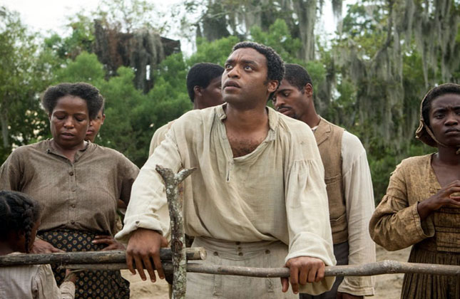 Have a look at the top movies that have been nominated for Oscars this year. '12 Years A Slave' directed by Steve McQueen stars Chiwetel Ejiofor, Lupita Nyongo and Michael Fassbender.