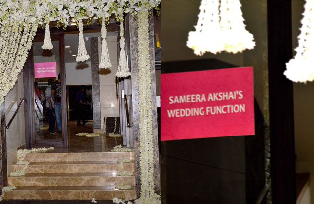 Akshai Varde finally proved himself to be the dream man of the beautiful Sameera Reddy. This is the venue where Sameera and businessman Akshai tied the knot.