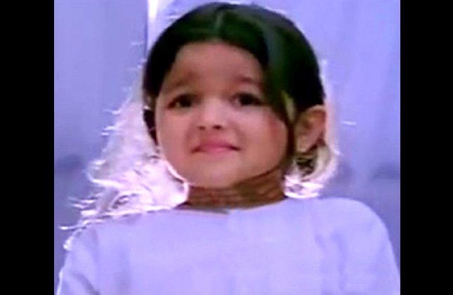 Sweet little Alia Bhatt, who knew that this little child artist would earn such big name in the flourishing Bollywood industry.