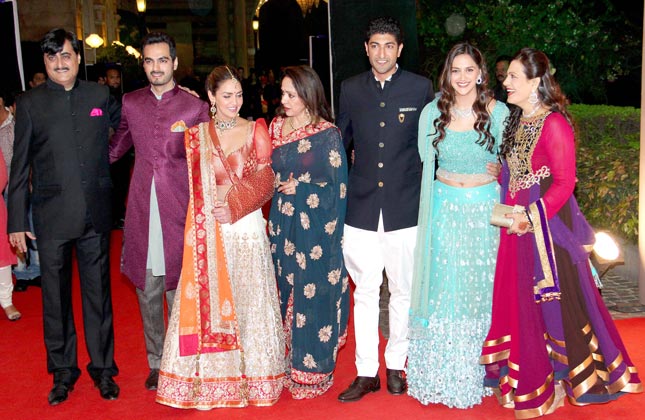 Hema Malini and Dharmendar's daughter Ahana Deol is now Mrs. Ahana Vora. The marriage was not at all a hush hush affair. It was a well planned wedding well before time.