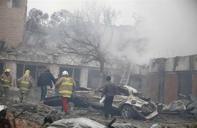 Explosion At A Guesthouse In Kabul, Afghanistan