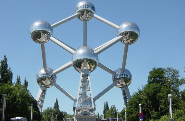 These spectacular buildings are unusual and fascinating to behold Atomium, Brussels.