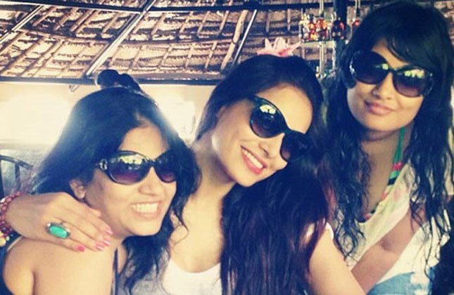 The Bengali Beauty Bipasha Basu with younger sisters, Bijoyta Basu and Bidisha Basu.