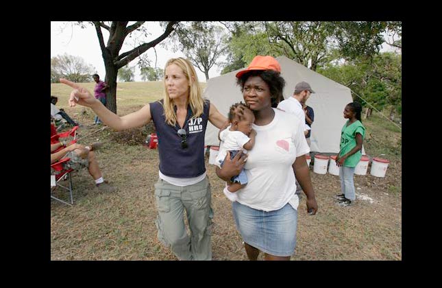 Celebrities In Haiti Relief Operation