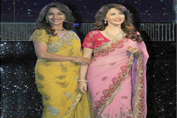 Madhuri Dixit was honoured with a wax statue at Madame Tussauds in 2012.