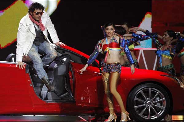 Bollywood actor Bobby Deol performs during the International Indian Film Academy (IIFA) show in Toronto June 25, 2011.