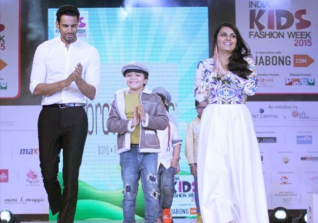 Model and Actor Upen Patel also made an appearance at the third edition of India Kids Fashion Week (IKFW).