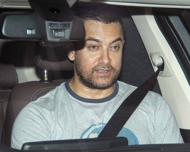 Bollywood superstar Aamir Khan watched the Hollywood blockbuster Furious 7 in Mumbai recently. The creamy layer of Mumbai was also present to catch the movie.Photos Vinod Singh