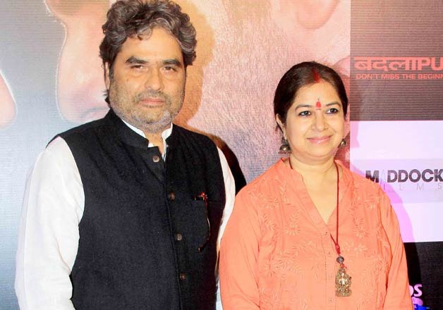 Filmmaker Vishal Bhardwaj with wife Rekha at the bash.