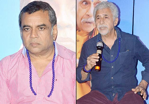 Paresh Rawal and Naseeruddin Shah addressed the media and the audience with much fervour as they both answered their questions.