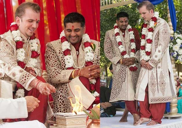 Indo American Gay Couple Neil Eli Wedding Album