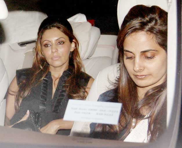 Karan Johar threw a lavish birthday party for his friends in the industry. From Amitabh Bachchan to Sidharth Malhotra, Bollywood celebs were in full attendance at the do. Seen here are Gauri Khan and Naina Bachchan.Photos Vinod Singh