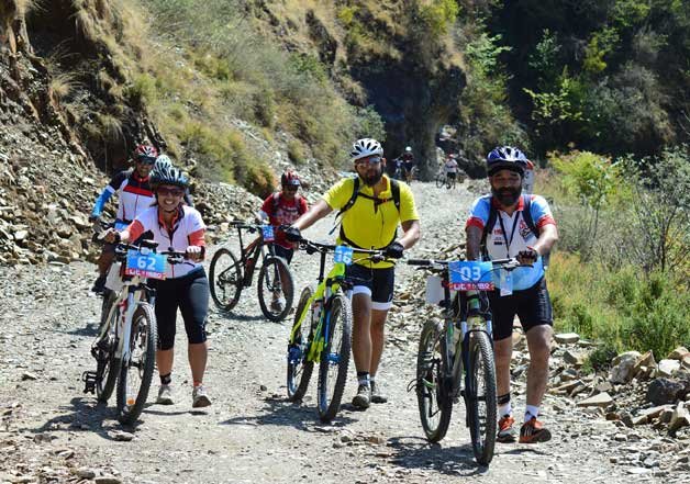 As many as 70 riders participated in the annual event with the youngest rider just 14 year old and the oldest rider steady at the age of 54.