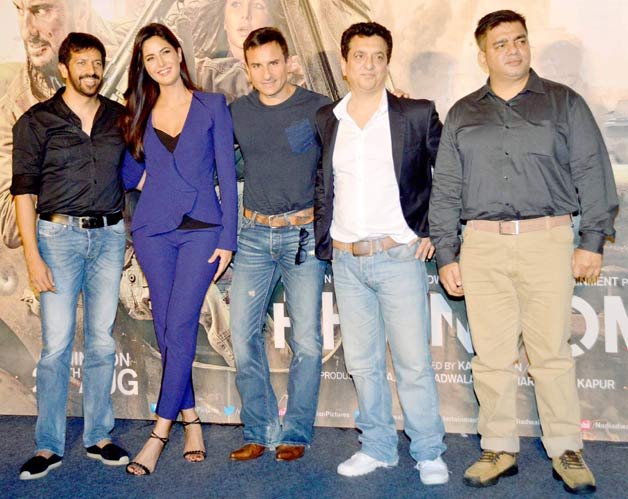The team of Phantom during the trailer launch of the movie.