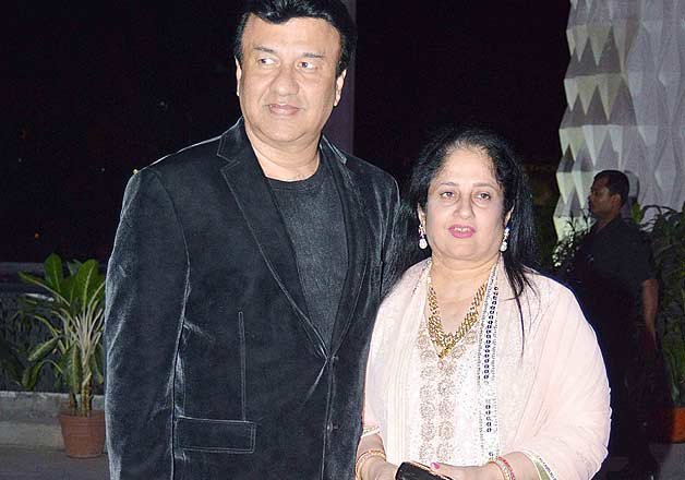 Singer composer Anu Malik accomanied wife Anju Anu Malik.